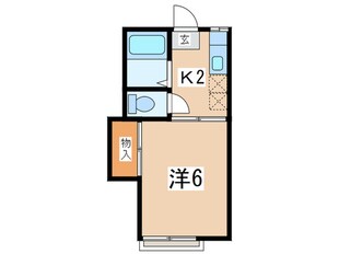 コ－ポ若松Ⅱの物件間取画像